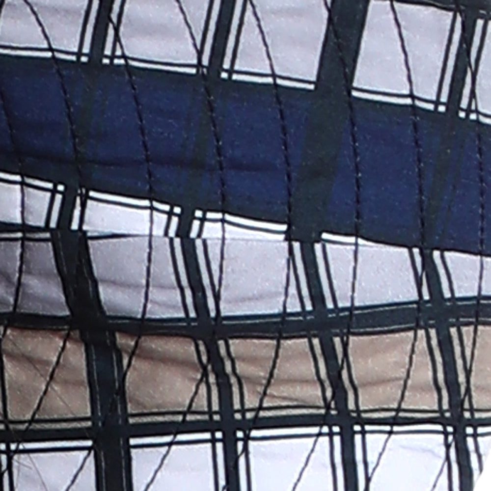 หมวกผู้หญิง ลายเชค รุ่น WCHH601W9NVF0 สีน้ำเงิน