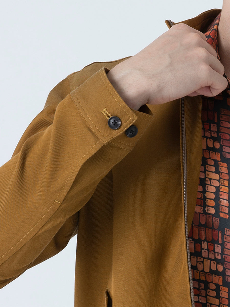 DAKS เสื้อแจ็คเก็ต ผู้ชาย แขนยาว Regular Fit สีน้ำตาล