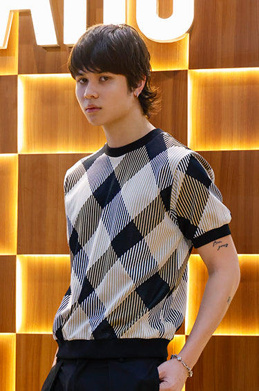 DAKS เสื้อโปโล ผู้ชาย แขนสั้น ทรง Slim Fit สีเขียว